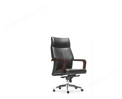武汉办公家具定制 办公家具 真皮老板大班椅 黑色老板椅子