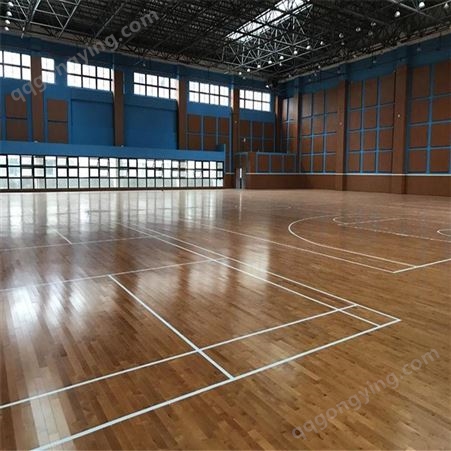 篮球场运动地板-篮球场体育木地板-运动木地板-体育场馆地板-地板实木地板 泰立s0870