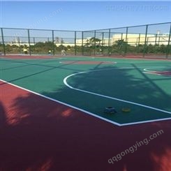 球场 篮球场地面硅pu 永兴 室外网球场地面材料 可定制各型号