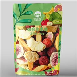 阴阳袋冻干综合水果脆果蔬脆片散货供应生产代加工代理